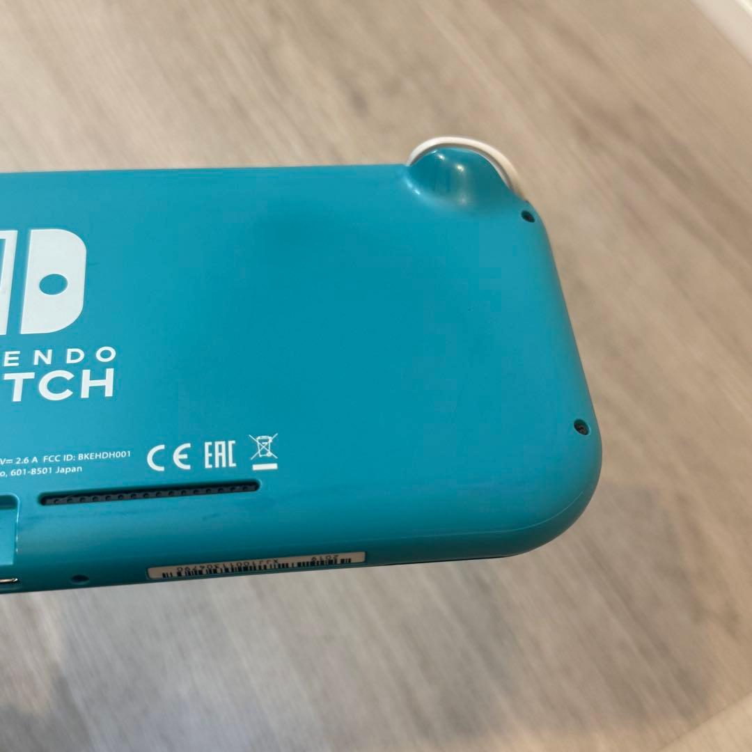Nintendo Switch Lite ターコイズ 本体 純正充電器付き - メルカリ