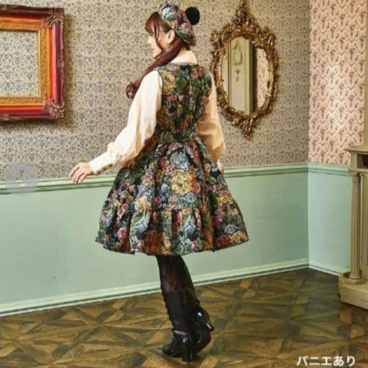 しまむら くる実 ノエルドメモワール ゴブランジャンパースカート