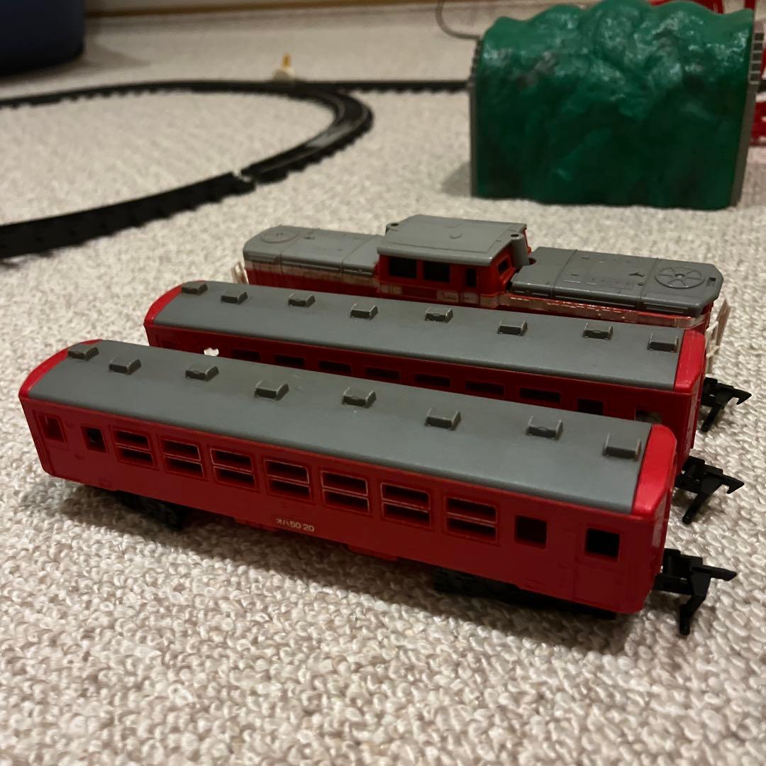 鉄道模型セット 車両・レール・踏切付き トミースーパーレール - メルカリ