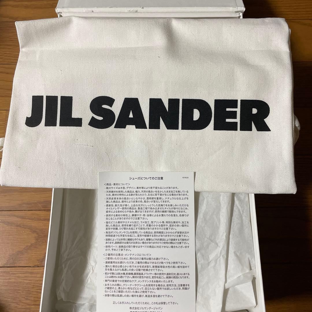 美品】JIL SANDER ⭐︎ ブラウンファーミュール 37 - メルカリ