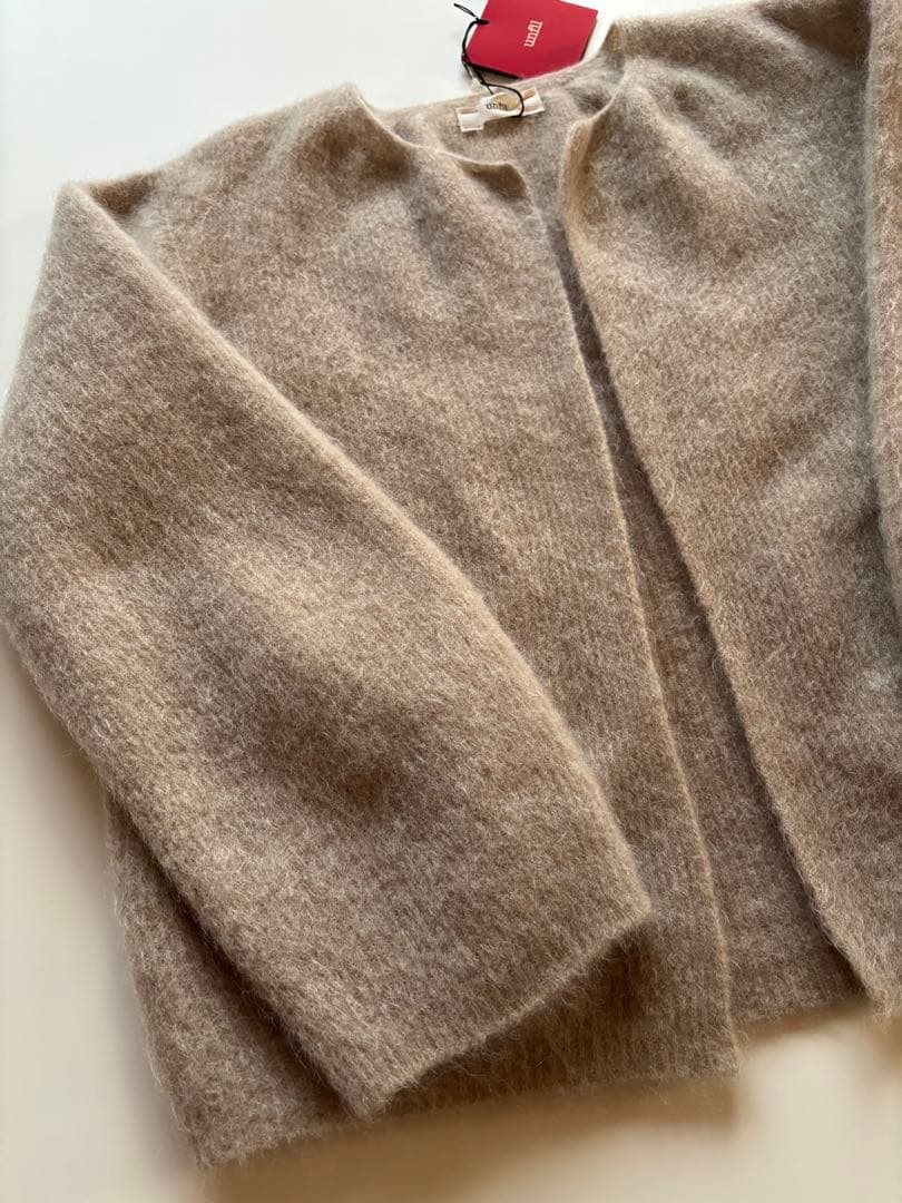 新品lunfil Bshop モヘヤショートカーディガン - トップスオンライン