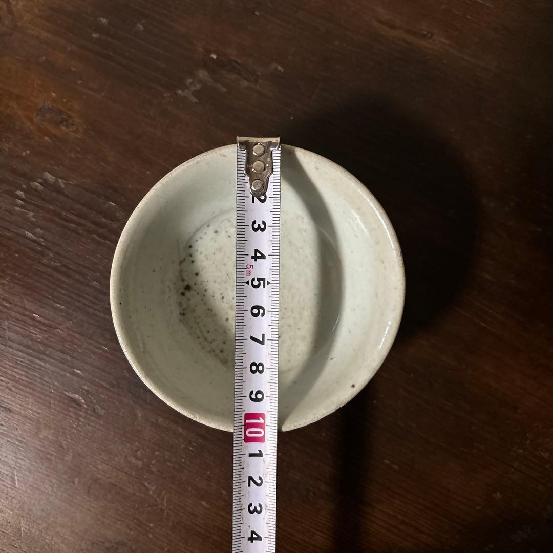 李朝盃 堅手 小鉢 白磁 酒器 小服茶碗 韓国アンティーク 古道具 民芸