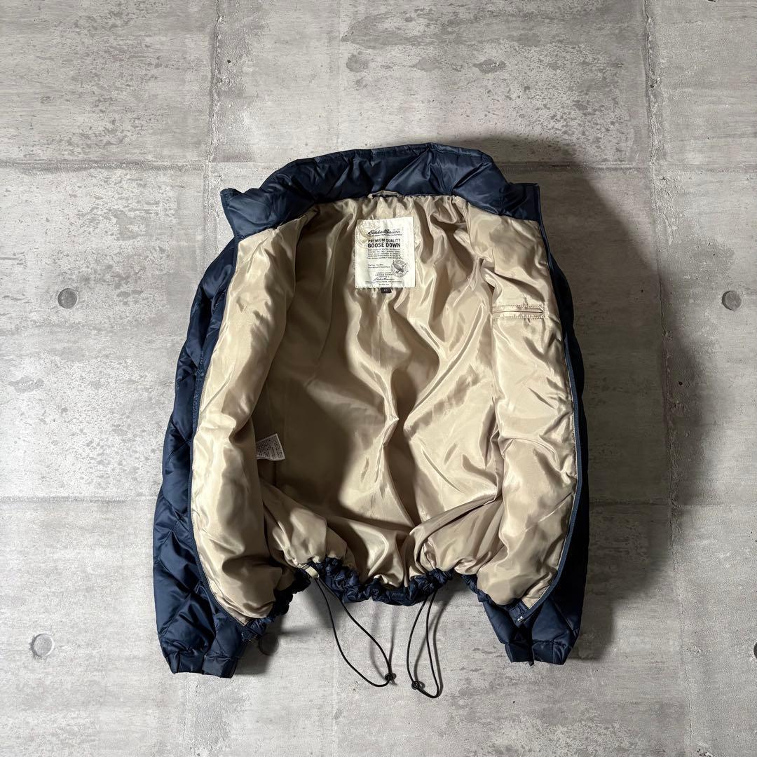 00s Eddie Bauer ダイヤキルト グースダウン ドローコード y2k - メルカリ