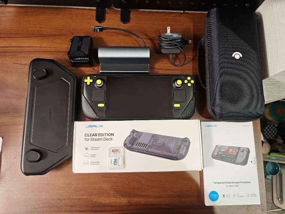 SteamDeck 64GB LCD + MicroSD 256GB　付属品多数 Amazon.com: Valve Steam Dec, USB, 256gb : Video Games