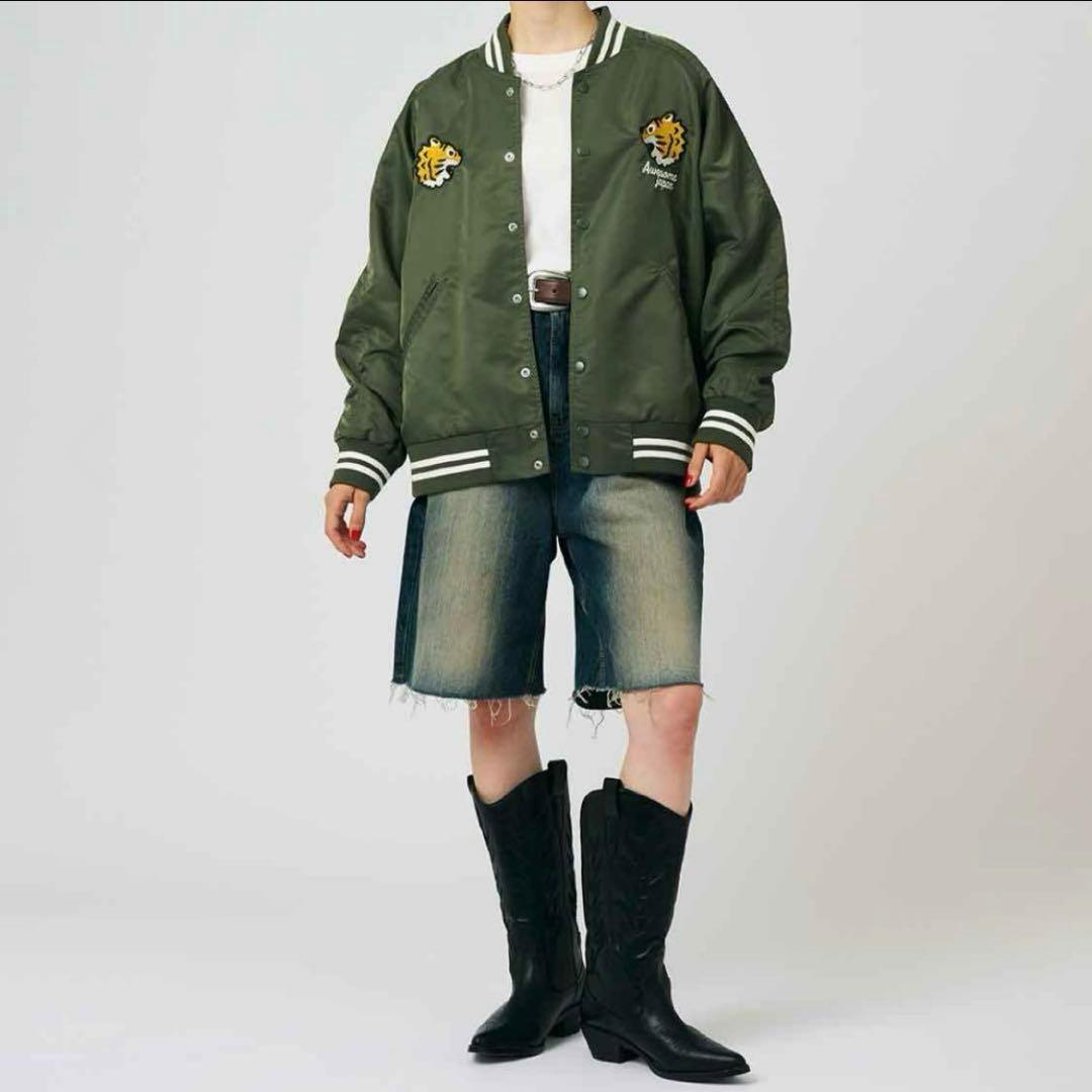 新品未使用graniph Awesome Japan スカジャンオリーブグリーン - メルカリ