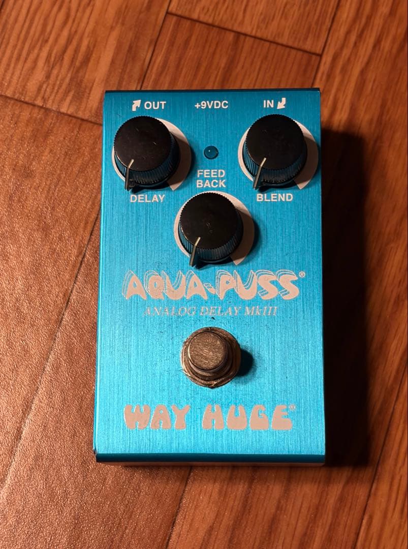 WAY HUGE AQUA PUSS アナログディレイ WAY HUGE AQUA-PUSS - 透明感の高いアナログディレイ【Supernice