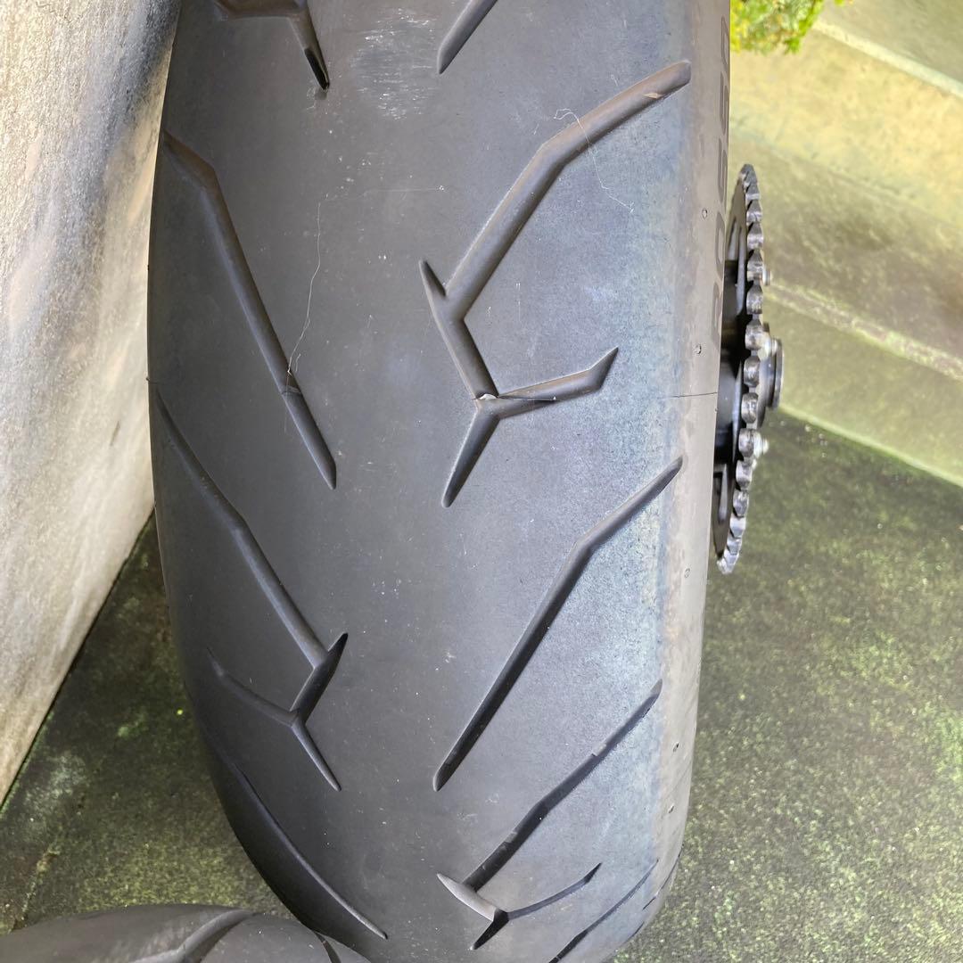 z900rs 純正ホイールタイヤセット前後バリ山 値引きしました - メルカリ