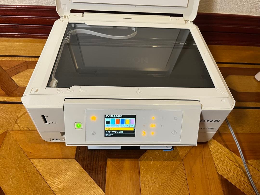EPSON プリンター EP-777A 通電のみ確認済み - メルカリ