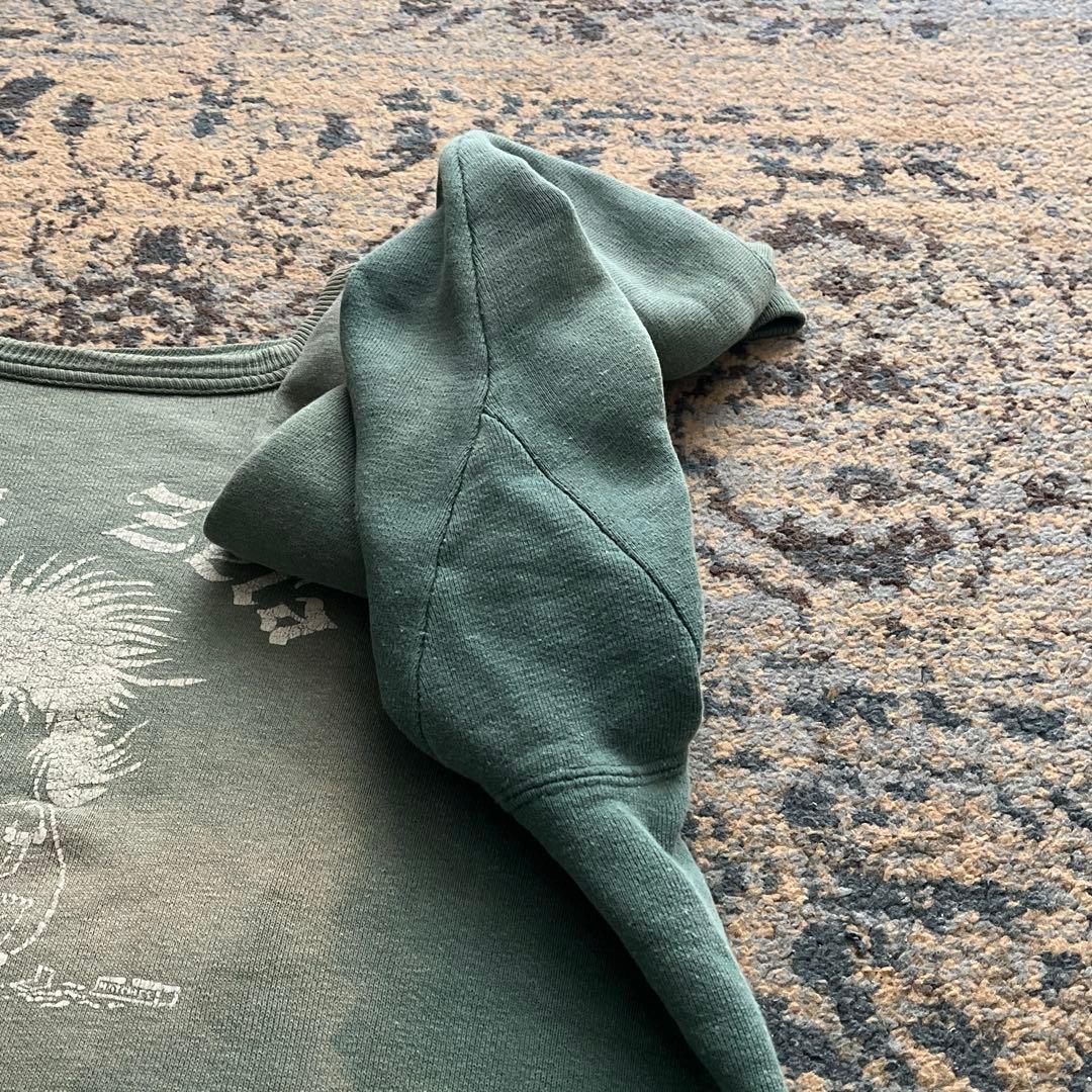 60s スウェット モンスタープリント ガゼット フェード 検 50s 40s