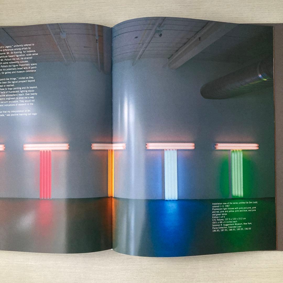Dan Flavin ダン・フレイヴィン グッゲンハイム美術館 2000年 図録