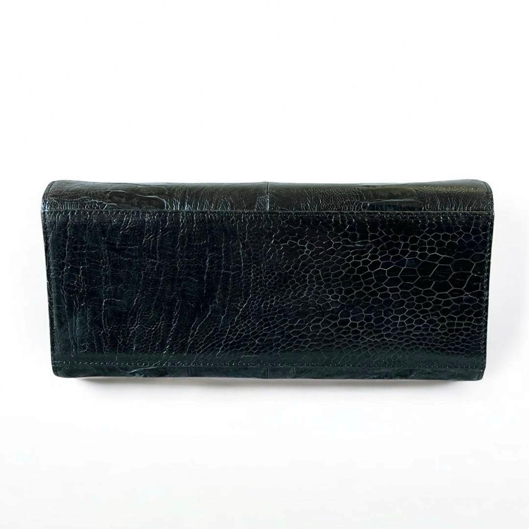 希少カラー オーストリッチ オーストレッグ シャイニング加工