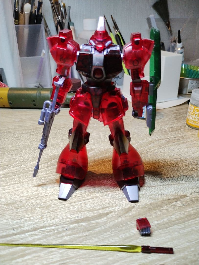 HG メッサー グスタフ・カール 組み立て済み＋ガルバルディβクリア