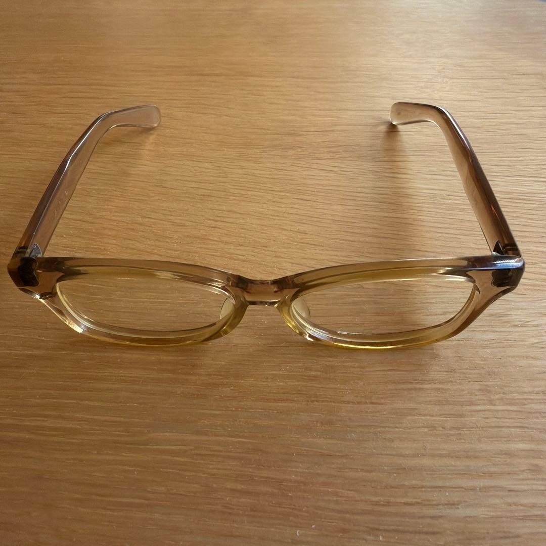 泰八郎謹製 T-104 メガネ クリアベージュ オプティシアン・ロイド購入