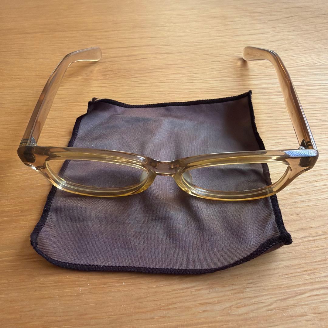 泰八郎謹製 T-104 メガネ クリアベージュ オプティシアン・ロイド購入