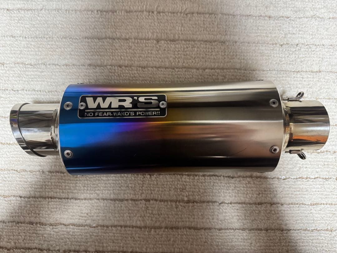 YZF-R25 R3 WR'Sスリップオンマフラーチタンショートオーバルタイプ