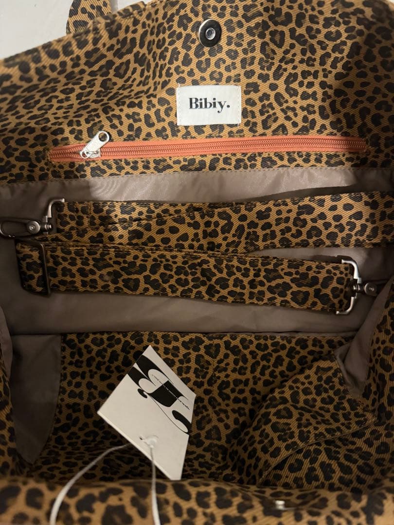 ビビィ MAISON BIBIY. LEOPARD TOTEヒョウ柄トートバッグ - メルカリ