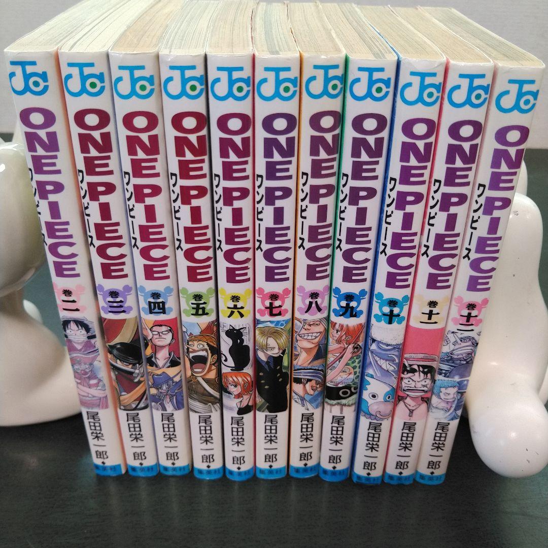 全巻初版 美品 ONE PIECEワンピース2巻〜12巻全巻初版セット - メルカリ