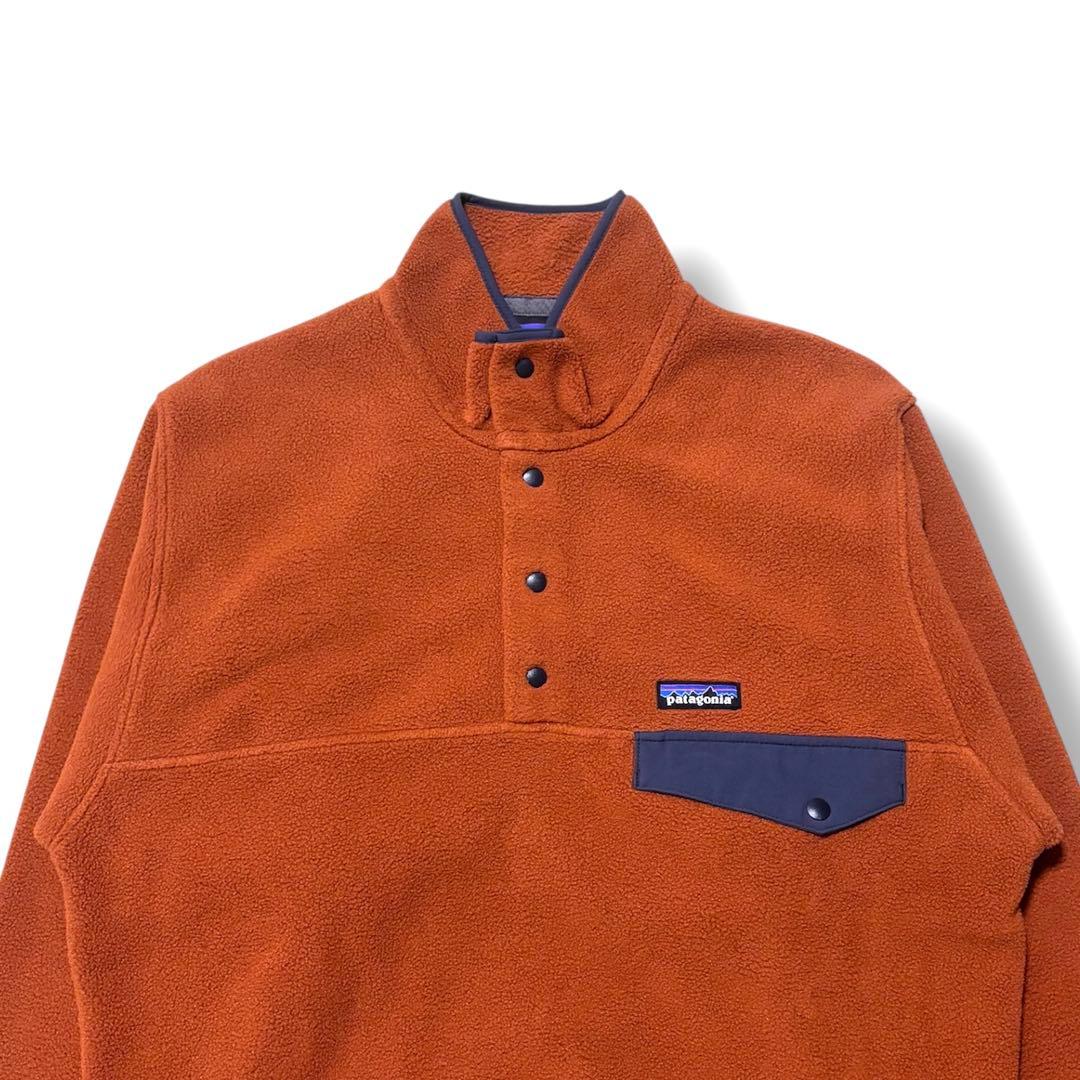 極美品 Patagonia パタゴニア シンチラ スナップT オレンジ イエロー