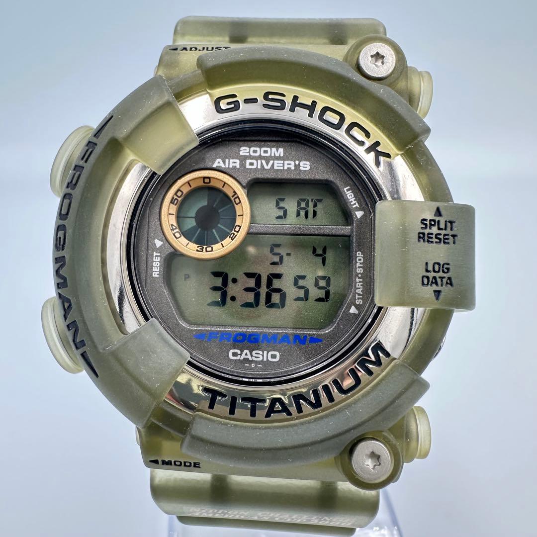 極美品】GショックDW-8200AC フロッグマン アメリカズカップ2000