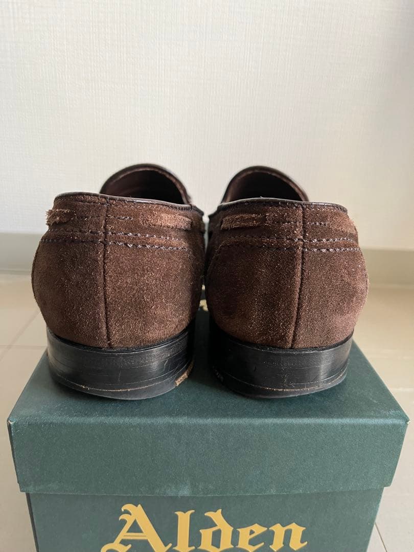 Aldenオールデン 34041F スエード タッセルローファー 6.5D