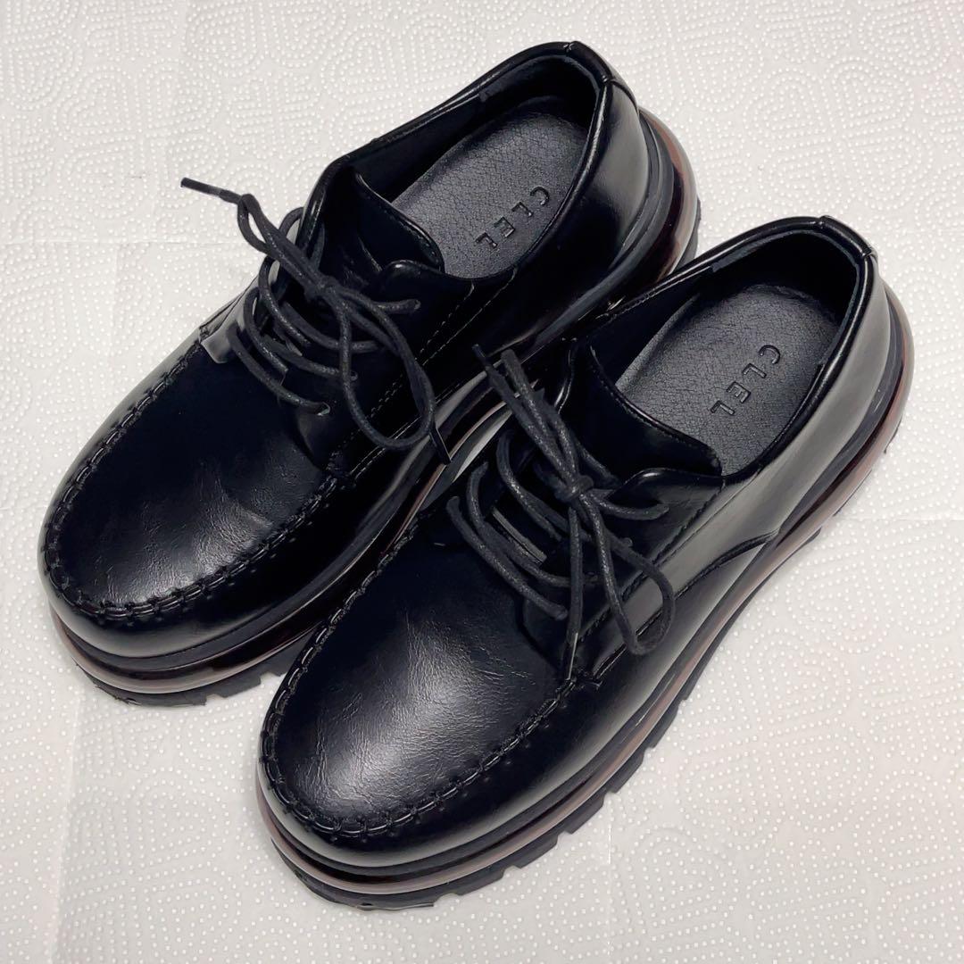 CLEL エアークッションハイソールローファー ダービーシューズ S