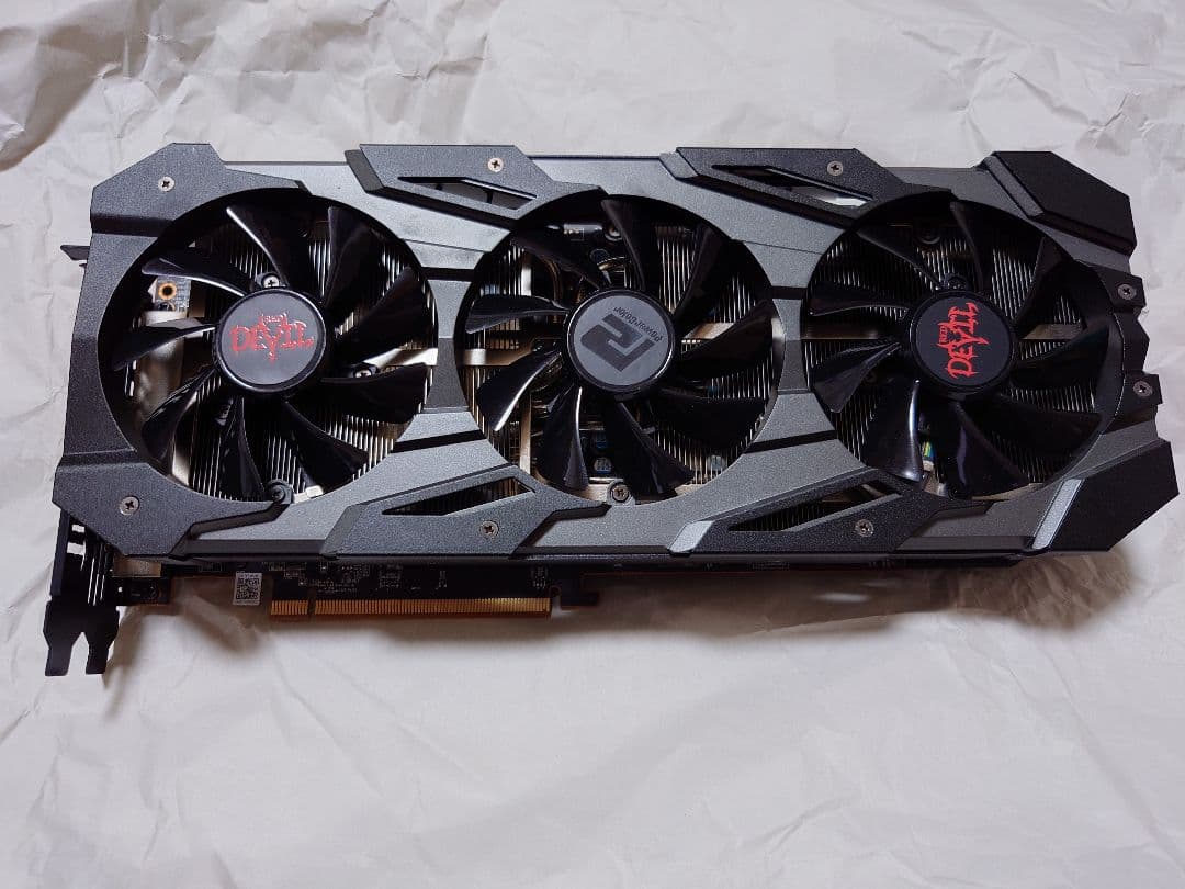 PowerColor Red Devil Radeon RX 5700XT 中古 PowerColor Red Devil AMD Radeon RX 5700 XT 8GB GDDR6 Graphics Card