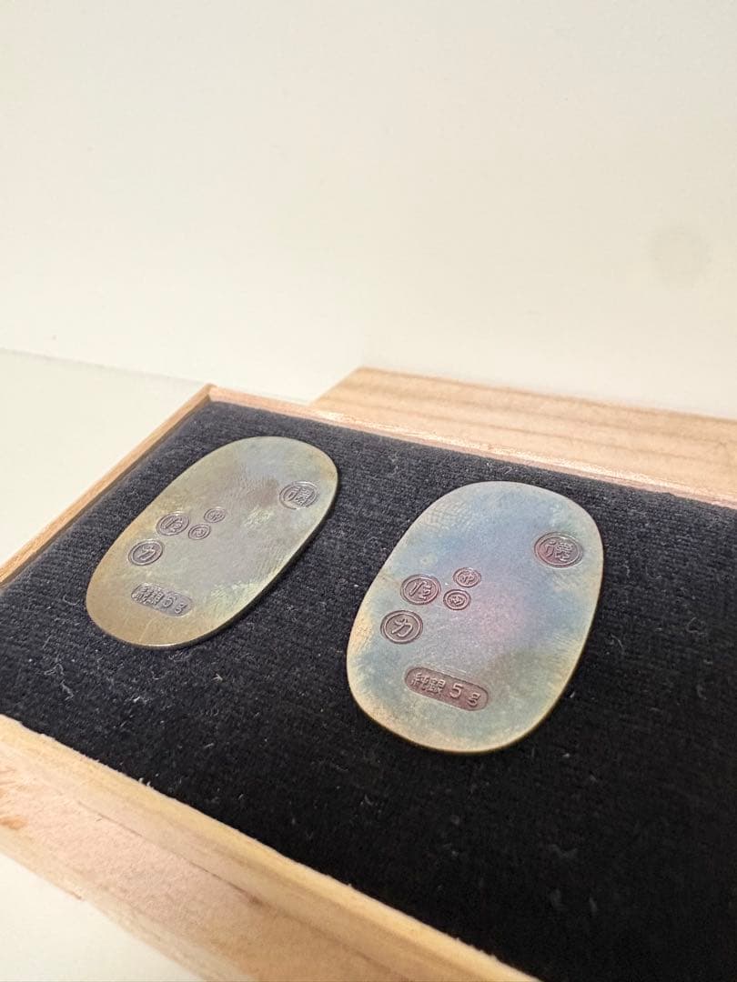 徳力小判純銀　計10g (各5g) 楽天市場】【徳力本店 公式】[純銀製 小判 5g]純銀 シルバー SV999 Ag