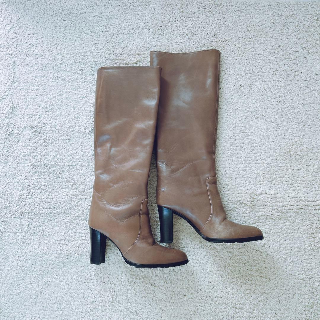 FURUYA Dream K ロングブーツ レザー 日本製 ブラウン 22cm - メルカリ