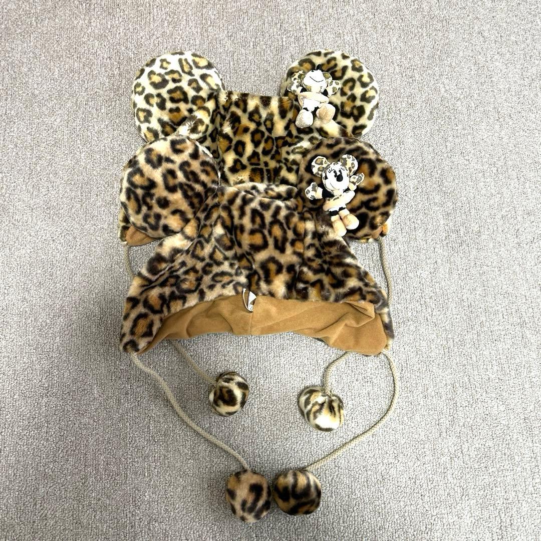 東京ディズニーリゾート ヒョウ柄 ミニー ファンキャップ 2個セット