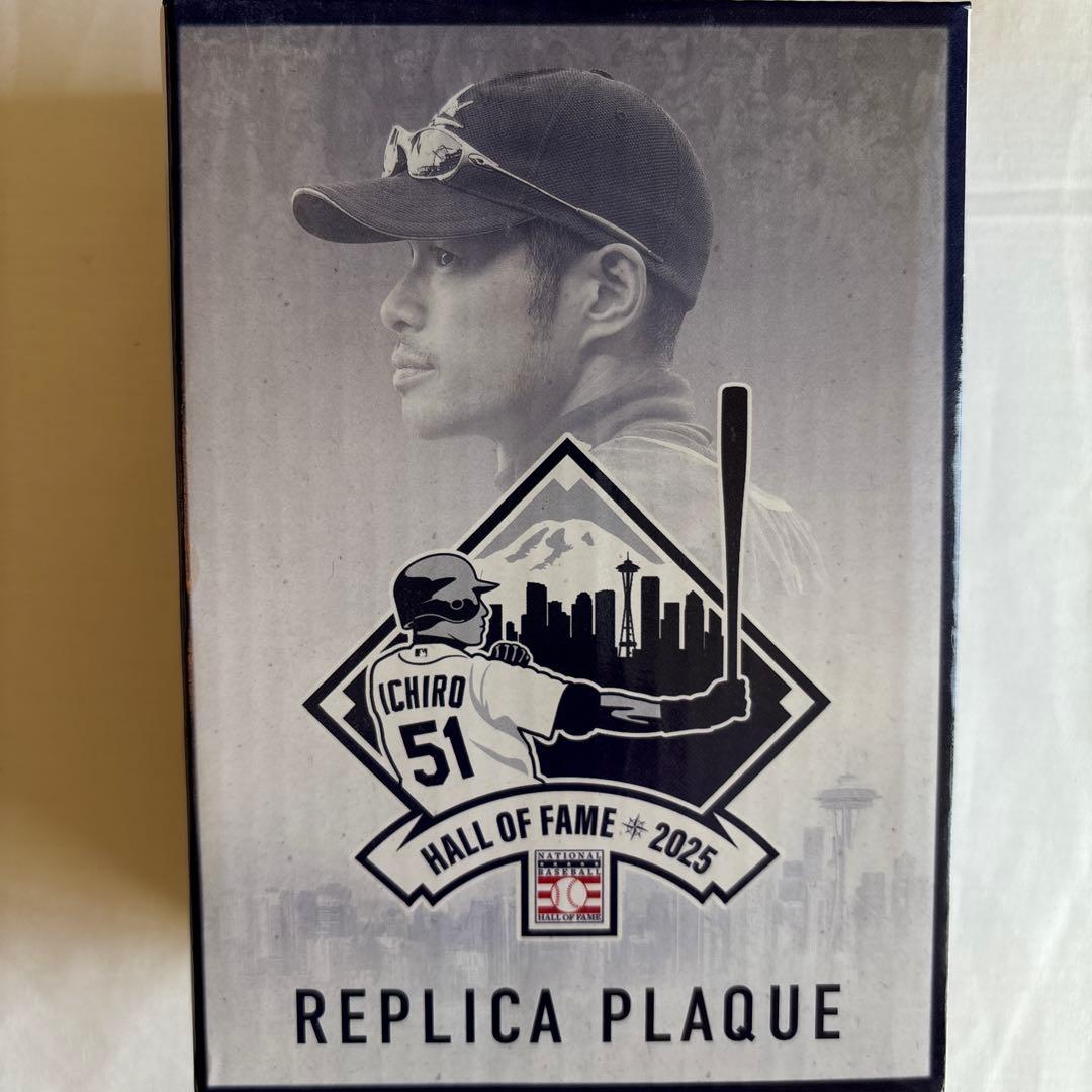 イチロー MLB殿堂入り彫刻プラーク 盾 記念品 - メルカリ
