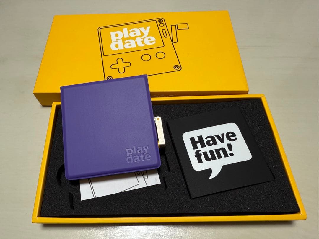 Playdate 【美品】 panic社 カバー(パープル)付き