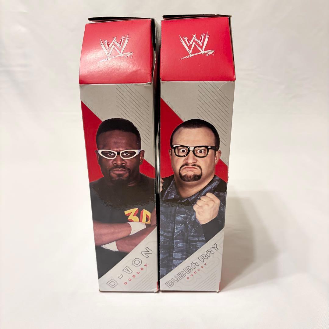 新品未使用】WWE 公式 ダッドリーズ ベルト付 フィギュア マテル 海外