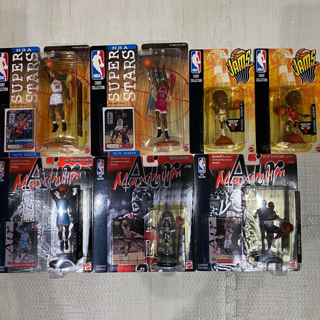 激レア未開封】NBA Michael Jordan フィギュア7点 - メルカリ