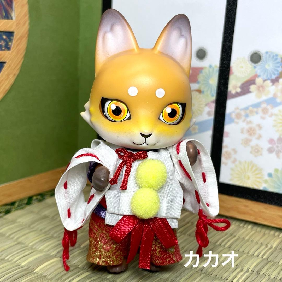 トイネム様専用オーダーページ カプセルドール狐 着物 アウトフィット