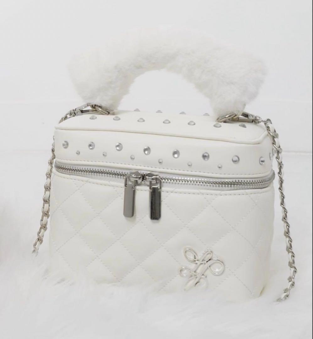 Lumignon vanity bag ルミニョン バッグ ホワイト - メルカリ