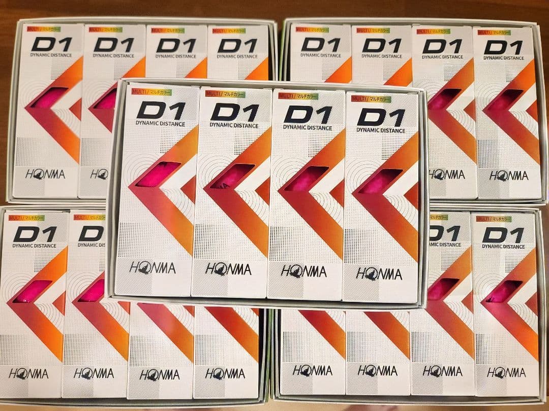ホンマ　D1 10ダース　120個　　ディスタンス　新品　ピンク　ボールケース付 楽天市場】ホンマ d1 ピンクの通販