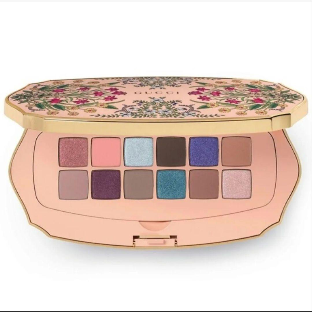 グッチ　パレット ボーテ デ ジュー ゴージャス フローラ　アイシャドウパレット 試してみた】グッチ アイ パレット ボーテ デ ジュー ゴージャス