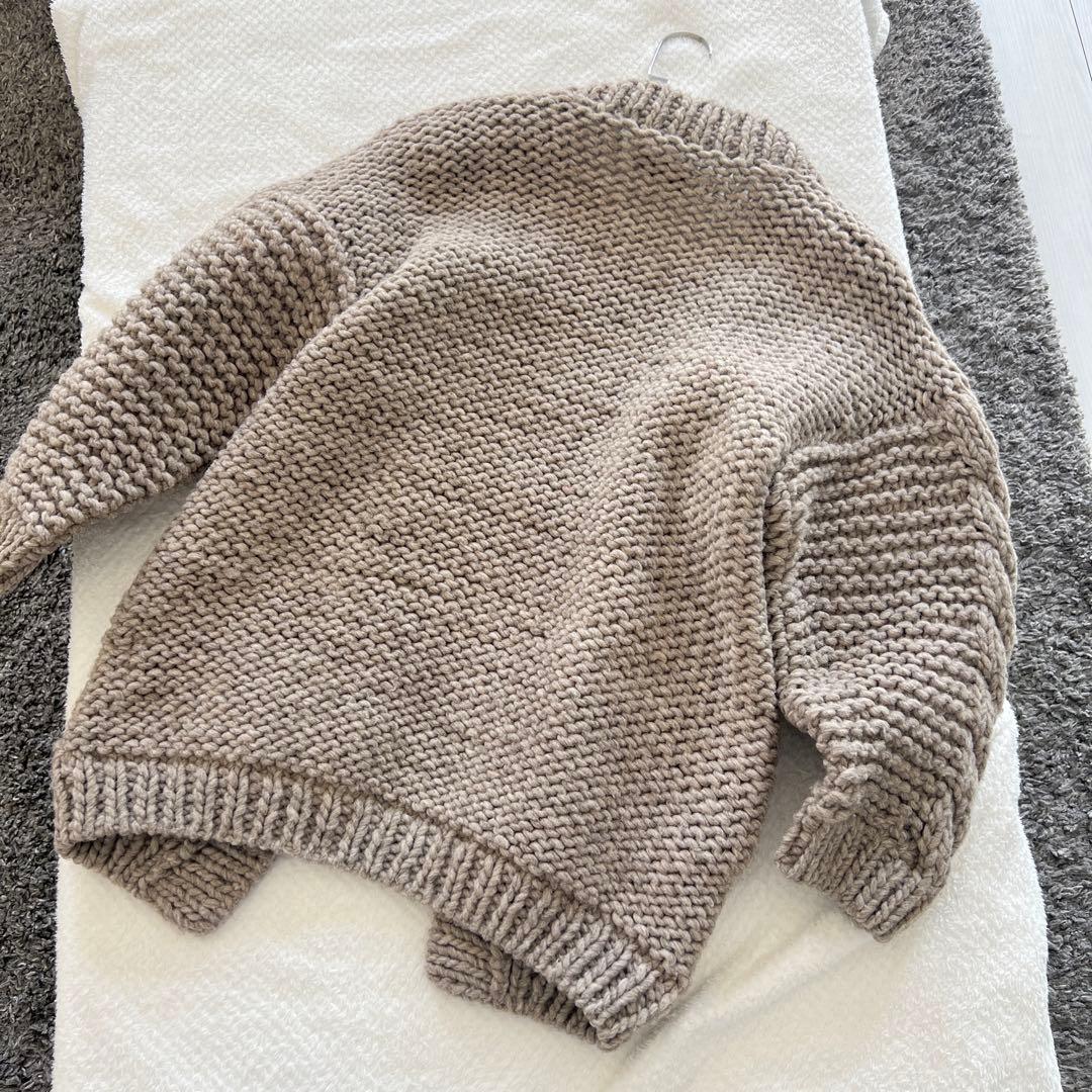 TODAYFUL トゥデイフル ケーブルハンドニットカーディガン グレー 38