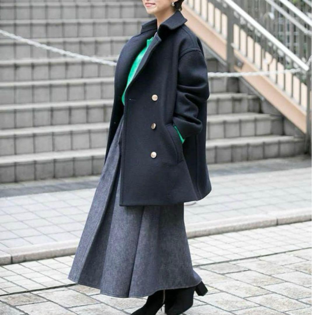 専用ですFRAMeWORK フレームワーク ラムリバーメルトンPコート 36