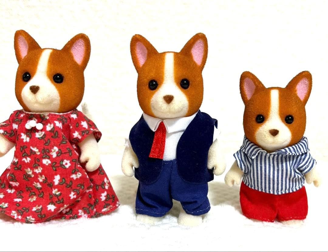 シルバニアファミリー⭐️コーギー オープンハンド 海外版 Flair