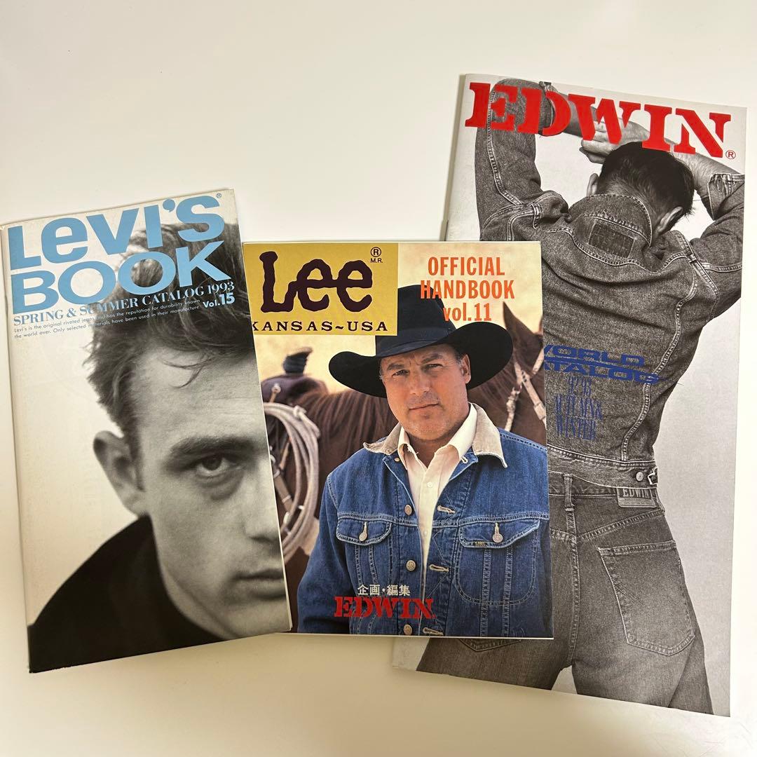 90年代 ジーンズカタログ 3冊 リーバイス EDWIN - メルカリ