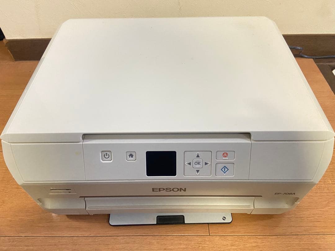 EPSON EP-7A ホワイト プリンター【未使用インク付き】 - メルカリ