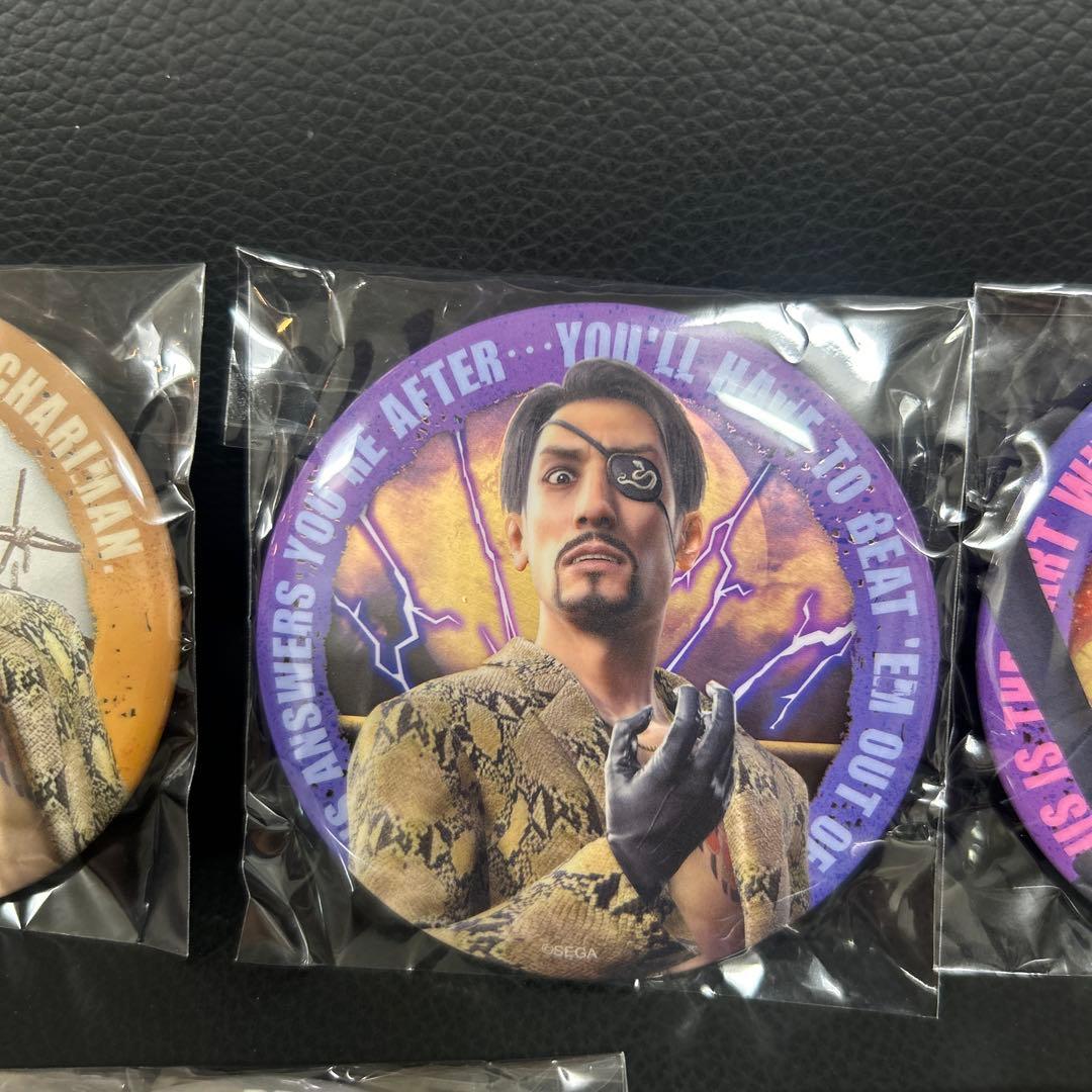 セガラッキーくじ 龍が如く 真島吾朗HISTORY F賞 コレクション缶バッジ