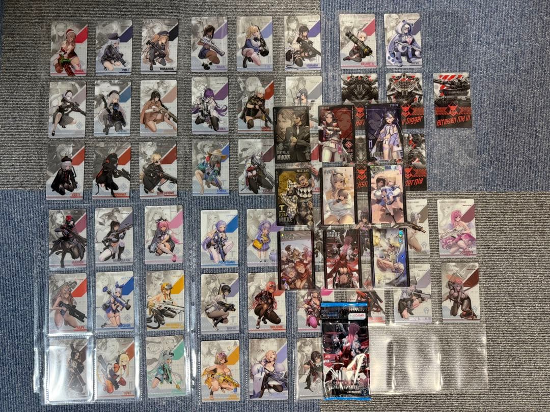 勝利の女神NIKKE ガンガールメタルカード 全58種 コンプ セット メガニケ】『勝利の女神：NIKKE ガンガールメタルカードコレクション