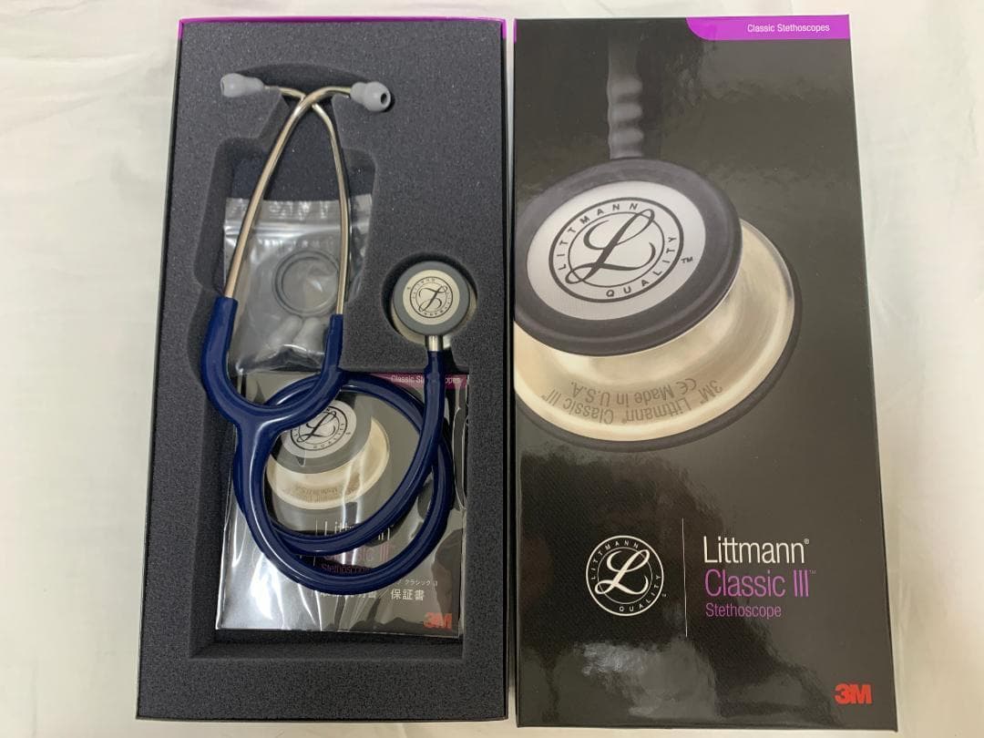 ◆聴診器　3M リットマン ステソスコープ クラシックIII （ネイビーブルー） 3M リットマン クラシックIII ステソスコープ(エディションモデル