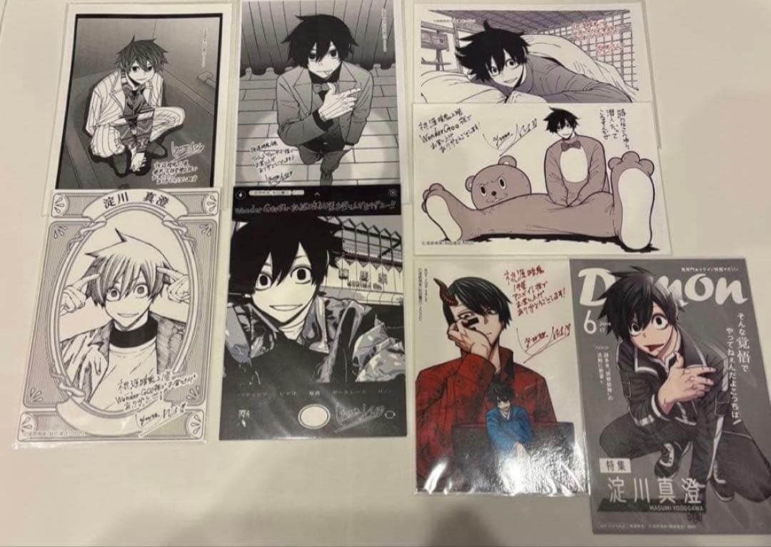 桃源暗鬼　淀川　8点まとめ売り 天使と悪魔 アクセサリースタンド 淀川真澄｜TVアニメ『桃源暗鬼』公式