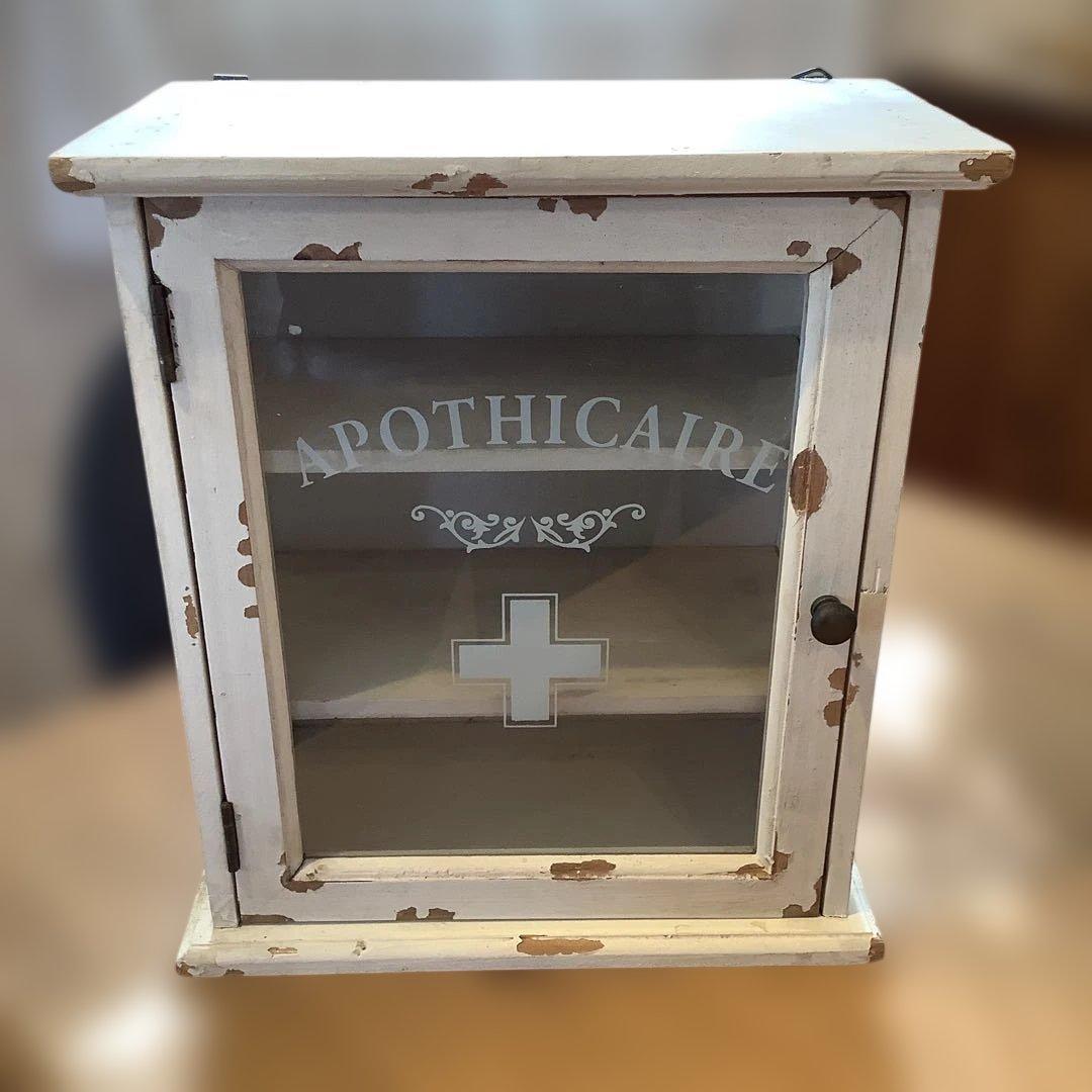 アリスの時間　救急箱　木製　アンティーク雑貨 アリスの時間 救急箱 木製 アンティーク雑貨 - メルカリ