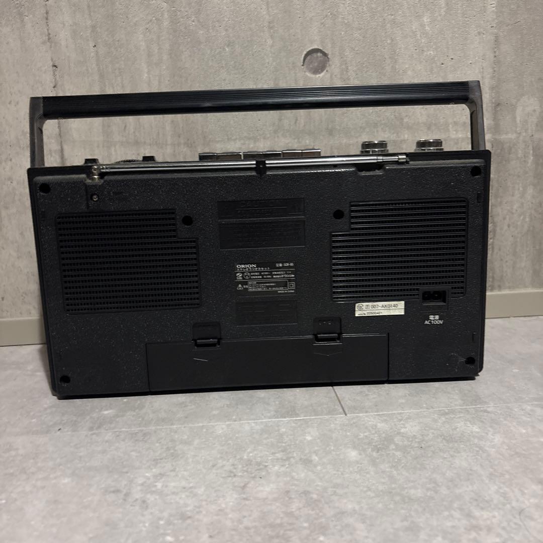 ORION ラジカセ AM/FMラジオ ＊飾り用（ジャンク） - メルカリ