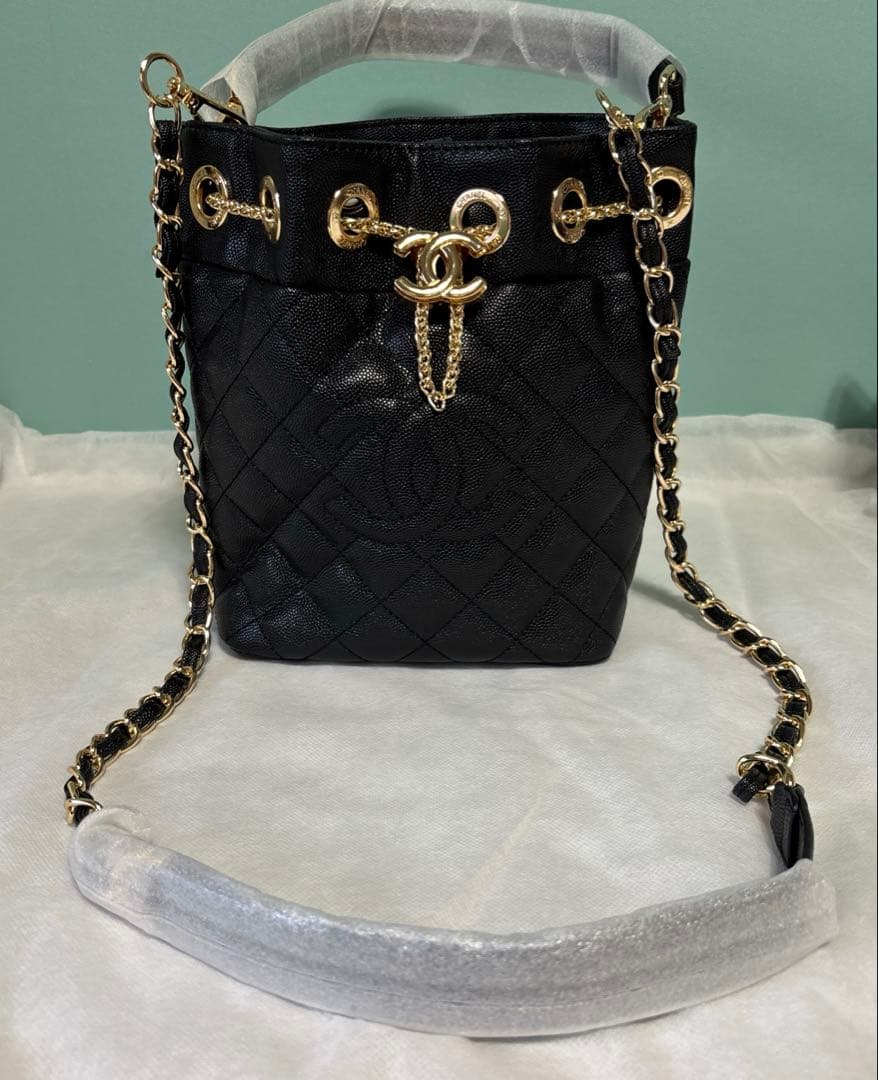 CHANEL MAKEUP キルティングゴールドチェーン 2way - コレクション正規 品