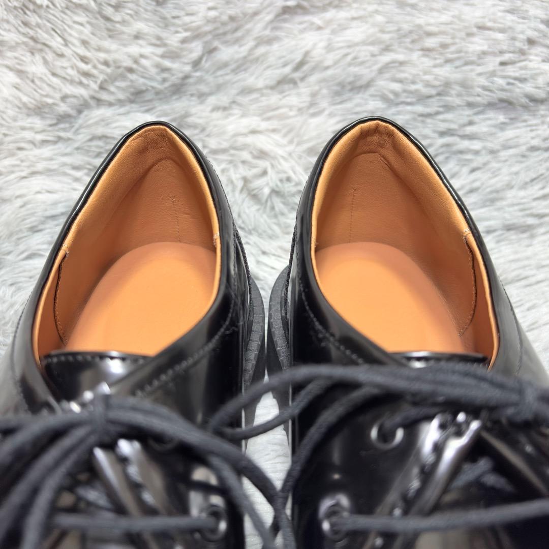 新品✨UNIQLO C 26.5cm チロリアンシューズ 黒 エナメル